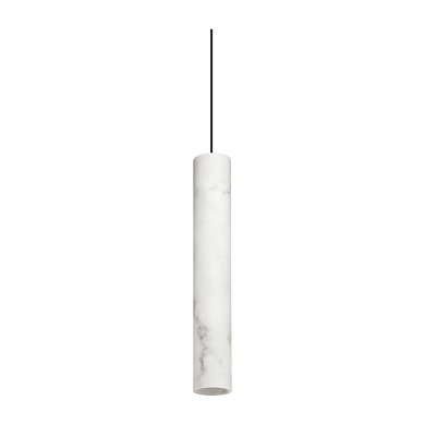 Подвесной светильник Look SP1 ROUND D60 H400 ALABASTRO Ideal Lux 361192