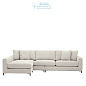 111946 Sofa Feraud Lounge clarck sand Eichholtz