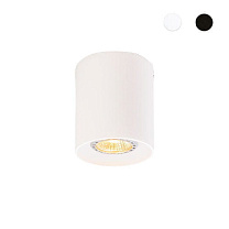 Ceiling lamp black round Dice