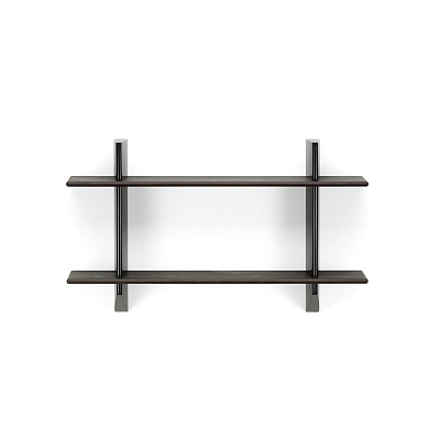 21302702 Rayonnage Vitra Настенная книжная полка тёмный дуб/чёрный