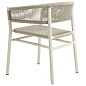 KIPDD44RCD Ethimo Kilt Стул, Varm White / Light Grey — фото 2