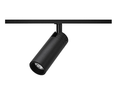 двухламповый трековый светильник цилиндрический металлический для магнитного трека 48V