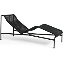 Palissade Cord Chaise Longue, сталь с порошковой окраской и шнур, антрацит