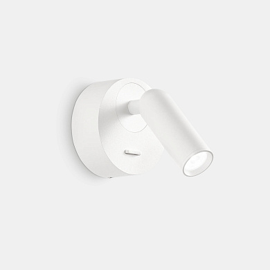 260600 Ideal Lux BEAN AP ROUND BIANCO настенный светильник (бра) белый