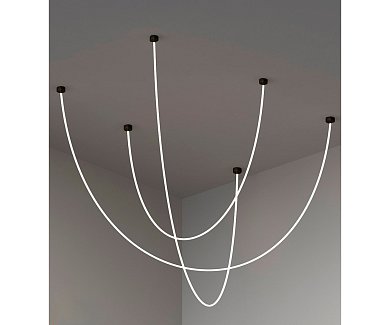 Комплект подвесных светильников Kink Light Венди черный 08031-3S,19(3000-6000K)