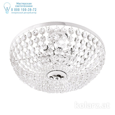 Kolarz VALERIE 960.18K.5 потолочный светильник хром ø50cm высота 26cm 8 ламп e14