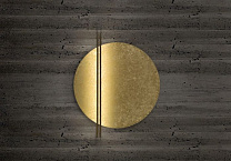APPLIQUE DECENTRATO 35W 2700K POLVERE ORO-BIANCO
