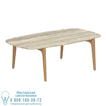 СТОЛИК ДЛЯ ЧАЯ 120X65CM H40 КЕРАМИЧЕСКИЙ ТРАВЕРТИН Royal Botania