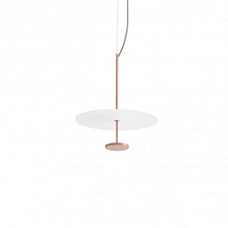CA086DBEWDI Linea Light Group Stilo подвесная люстра с тремя круглыми источниками света на розовой основе