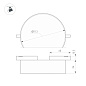 043263 Arlight Светильник MAG-MICROCOSM-RONDO-R113-12W Warm3000 (BK, 100 deg, 24V) — фото 1