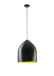 F25A01 Black/Green Fabbian Oru подвесной светильник черно-зеленого цвета с купольным плафоном