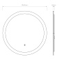 1486001 Ascot 650 Round Astro lighting зеркало с подсветкой зеркальное стекло — фото 6