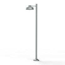 Faktory N° 5; Clear glass E27 70W; Silk grey