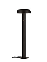 Dimmable Switch Sandy Black Steel, Aluminium & Acrylic LED 28Watt 220-240Volt 1288Lm IP20 3000K Cable Length: 250 cm D:40 H:142 cm