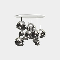 Подвесная система Tom Dixon Melt Mega - Серебро полированный Поликарбонат