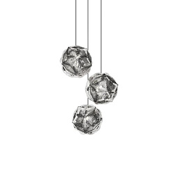 PULPS01SS-PEUM4 Tom Dixon Puff подвесной светильник с тройной композицией зеркальных металлических сфер