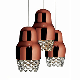 Axo Light Fedora SP FEDOR 3 подвесной светильник SPFEDOR3BRBCGU1