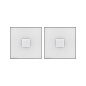 78401 Paulmann Square 2 IP44 100x10 мм 2x20 лм 230/12 В 2x0,8 Вт 2700 К Белый пластик/алюминий — фото 10