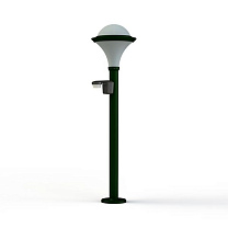 Dallas N° 8; Opal polycarbonate E27 75W Detector; British green