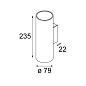 Nude wall IP55 2x LED GI настенный светильник Modular