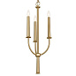 Florence 28.5" 3 Light Pendant Brushed Natural Brass подвесной светильник 52496BNB Kichler — фото 6