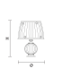 VE 1009 TL1 настольная лампа Masiero