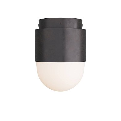Потолочный светильник Arteriors Allentown, английская бронза и опаловое стекло