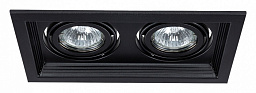 A6661PL-2BK Arte Lamp Canis двухламповый встраиваемый потолочный светильник