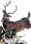 Фарфоровая скульптура оленей и гончих Pursued Deer Lladro, лимитированная серия 01001377 — фото 1