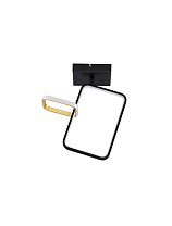 Triac Dimmable Sandy Black & Gold Steel & Aluminium LED 30Watt 220-240Volt 1261Lm IP20 3200K L:35 W:16 H:39 cm