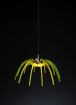 SPICA 20 SUSPENSION, D.20, ALUMINIUM WITH YELLOW ACRYLIC