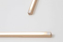 Led28 Fix 1000 мм, дуб, тонированный в чёрный; Casambi (Bluetooth)