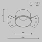 DL051-01-GU10-RD-W Maytoni Share Встраиваемый светильник 10W Белый — фото 6