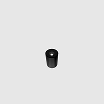 up 40 circular, surface mounted, black
