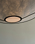 New Works Kite Подвесной светильник Ø65, белый и черный Tyvek — фото 3
