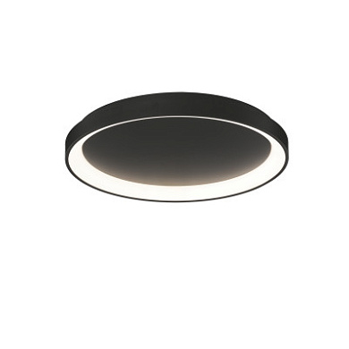 P384811NDP ACB Grace PL 48 LED малый круглый потолочный светильник чёрный