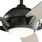 54" Geno Fan Satin Black люстра-вентилятор 330001SBK Kichler — фото 4