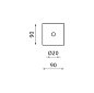 Встраиваемый светильник Genius Basic Flat Buzzi & Buzzi — фото 1