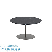 СТОЛИК BUTLER Ø75CM H40CM БРОНЗОВАЯ КЕРАМИКА NERO MARQUINA Royal Botania