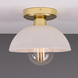 MLCMCF014 Mullan Lighting Kauri потолочный накладной светильник с матовым белым купольным плафоном