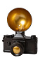 34546/21/30 EXTRAVAGANZA CAMERA настольная лампа в виде фотоаппарата с золотистым отражателем в стиле ретро — фото 3