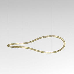Rotaliana Squiggle H4 LED SP люстра дизайнерская матовое золото 1SQH400004ZL0