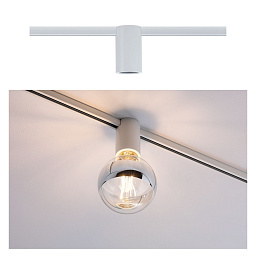 94974 Paulmann urail lights шинный светильник с прозрачным цилиндрическим плафоном для однофазного шинопровода