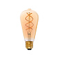 17409 светодиодная лампа DECORATIVE FILAMENT LED AMBER E27 5W 2000K Faro barcelona — фото 2