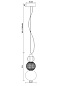 P069PL-L16CH3K Maytoni Collar Подвесной светильник 16W 800лм Хром — фото 2