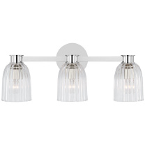 Asalea Triple Vanity Light полированный никель с прозрачным стеклом