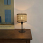 64317-47 Faro MAMBO Black/rattan mini table lamp настольная лампа черный — фото 1