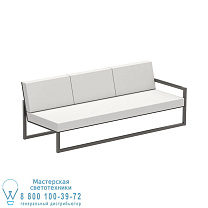 NINIX LOUNGE 240LT BRONZE BATYLINE BR + ПОДЛОКОТНИК ИЗ ТИКА ТЕМНЫЙ Royal Botania