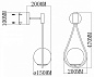 V11574-1W Moderli Barocco бра 60W — фото 7