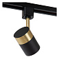 09952/01/30 Lucide Track трековый светильник с одним спотом цилиндрической формы чёрного цвета — фото 3